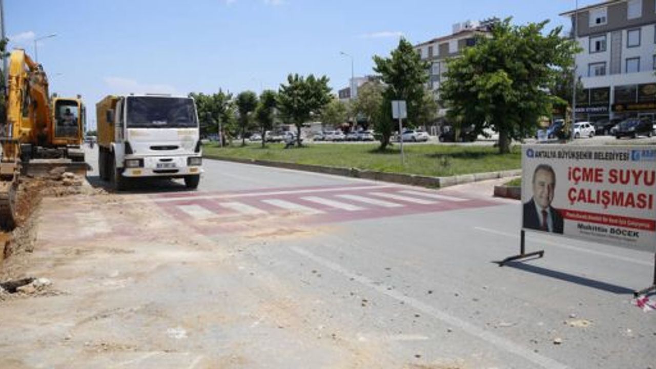 Dev içme suyu projesi hızla ilerliyor