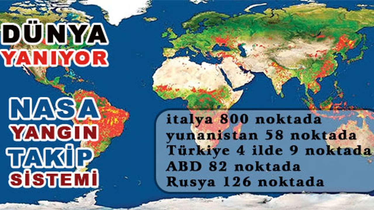 Tüm Dünyada Yangın Haberleri Yürekleri Yakıyor