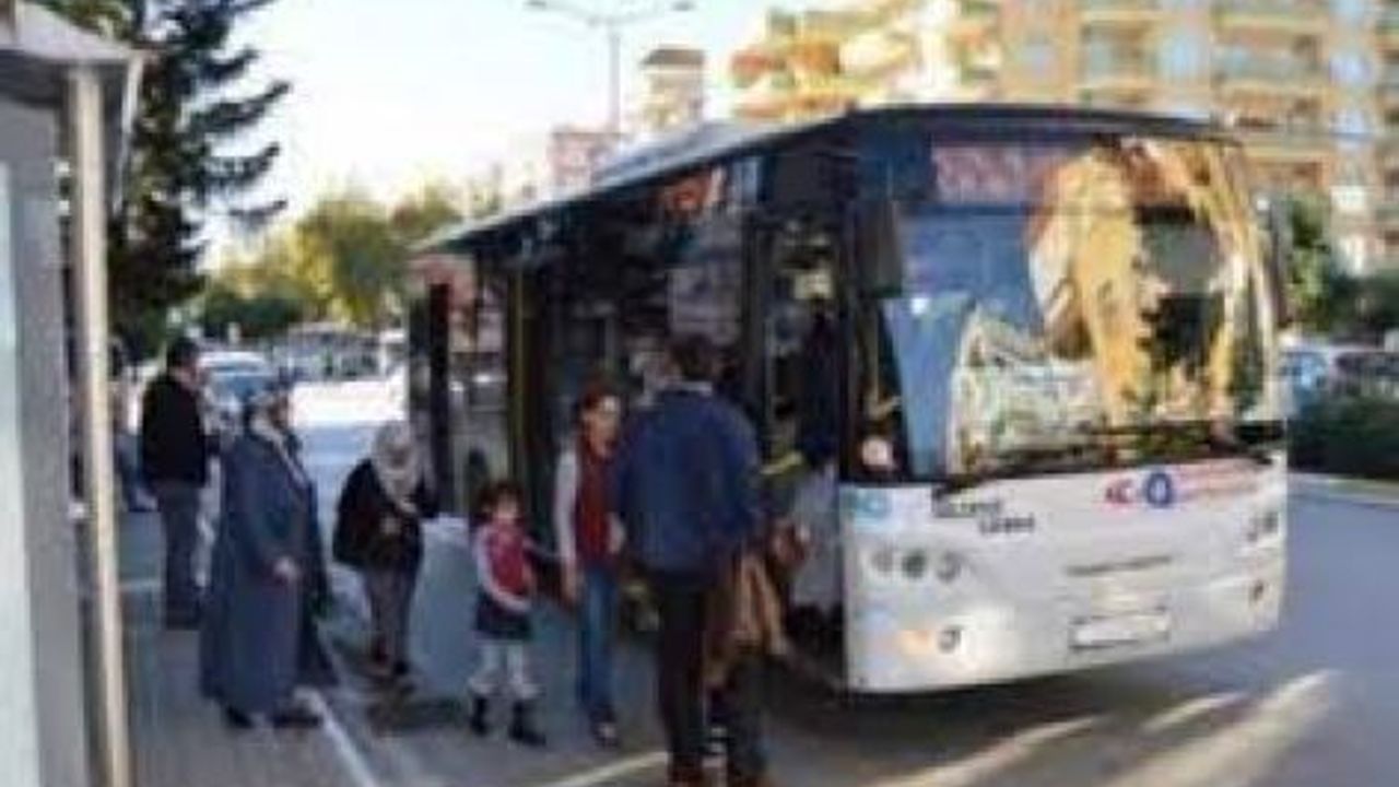 Alanya'daki halk otobüsleri yarın kontak kapatıyor