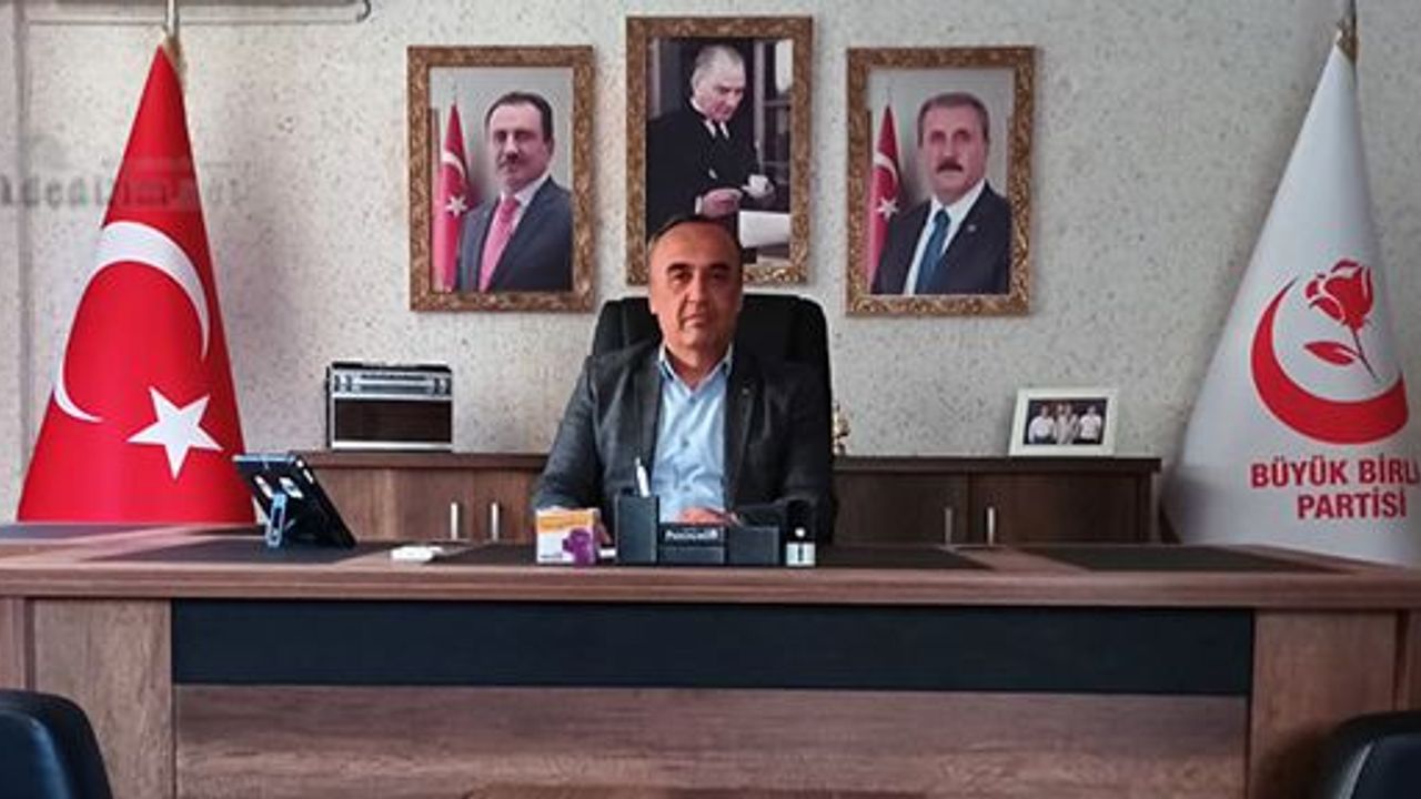 Büyük Birlik Partisi ilçe Başkanı Uğur'dan Mevlid Kandili Mesajı