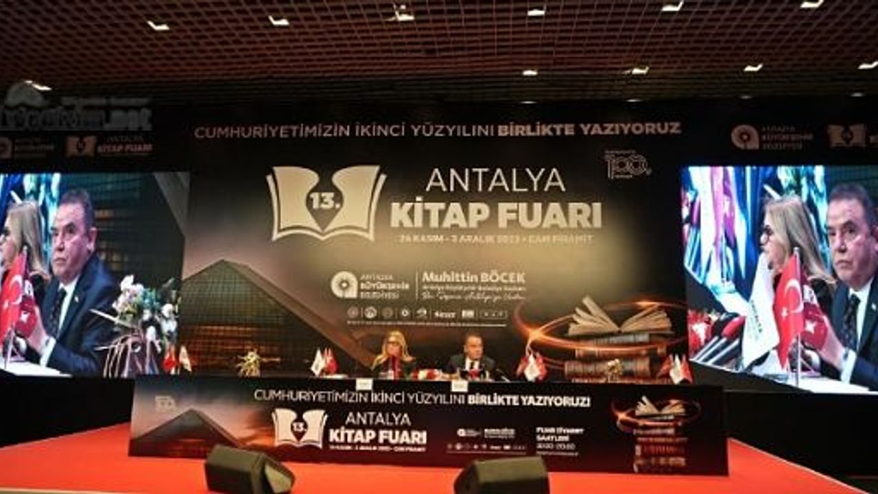 13. Antalya Kitap Fuarı 24 Kasım’da başlıyor