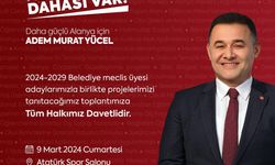 Başkan Yücel,Lansmana tüm vatandaşları davet etti.