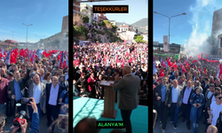 İYİ Parti Adayı Mehmet Şahin'in Değişim yürüyüşünde İzdiham.