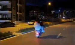 Alanya'da Motosiklet Sürücüsüne Cezai İşlem