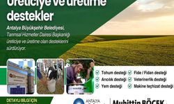 Antalya Büyükşehir den Çiftçiye görülmemiş destek