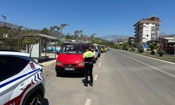 Alanya'da Safari Araçlarına Yönelik Trafik Uygulaması Gerçekleştirildi