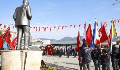 Atatürk'ün Alanya'ya gelişi 89 yıl dönümü törenle kutlandı