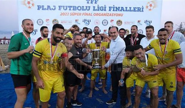 Türkiye Plaj Futbolu Ligi Süper Finalleri’nde şampiyon Seferihisar Citta Slow oldu.