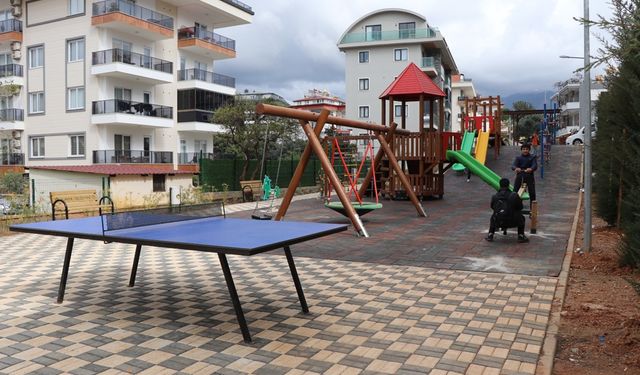 Alanya Belediyesi Çocuk Parkları Yapmaya Devam Ediyor