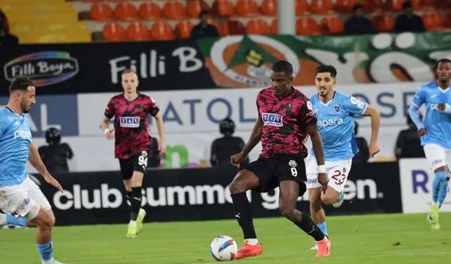 ALANYASPOR, SAHASINDA TRABZONSPOR’U AĞIRLADI