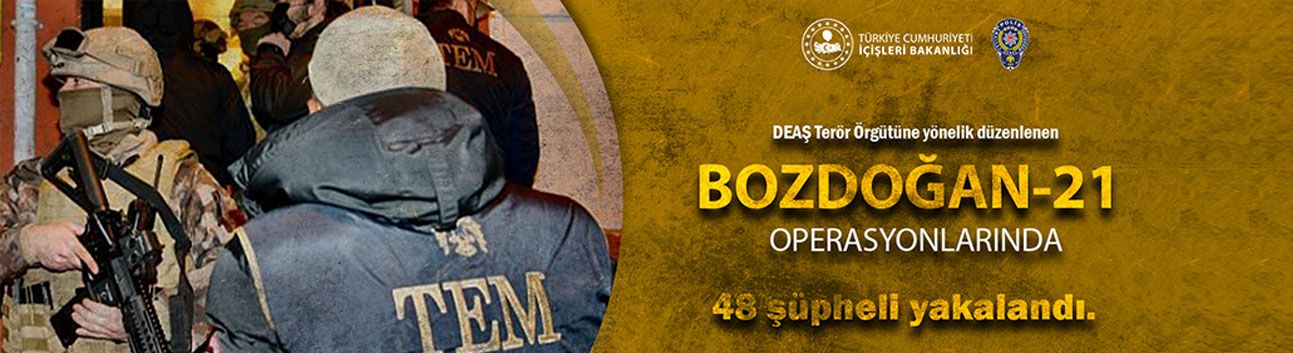 BOZDOĞAN-21 Operasyonlarında 48 Şüpheli Yakalandı.